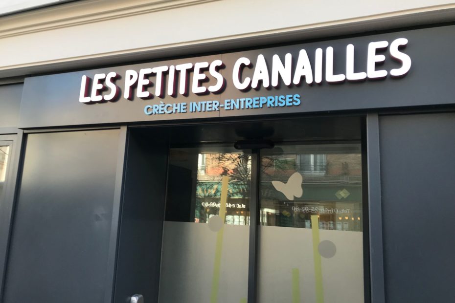 Enseigne Les Petites Canailles - Crèche Inter-Entrepries